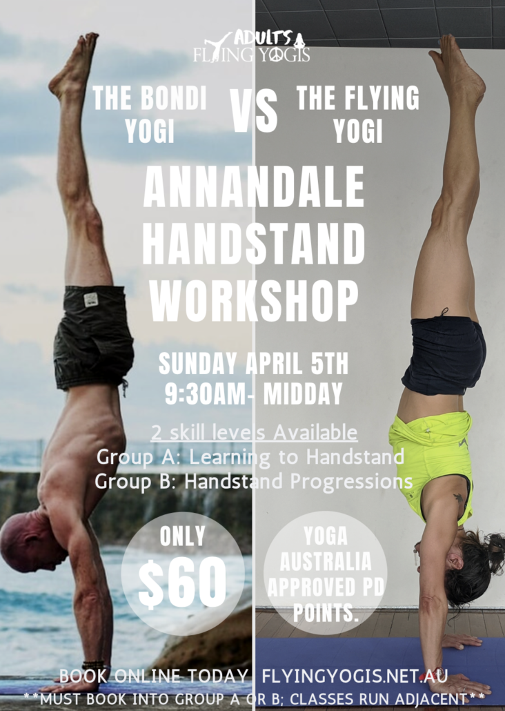 Handstand Flying Yogis
